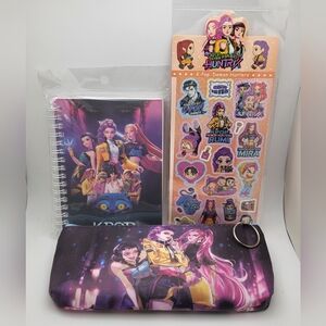 K-POP DEMON HUNTERS Stationery Bundle NEW